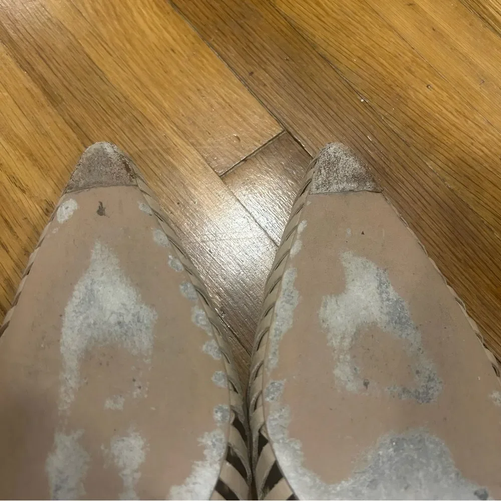 Cult Gaia Beige Mules with Unique Heel - Picture 12 of 16